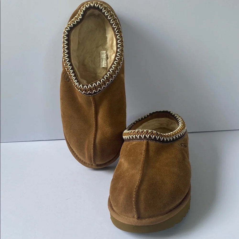 UGG Chestnut Suede Slip-Ons - Picture 10 of 11